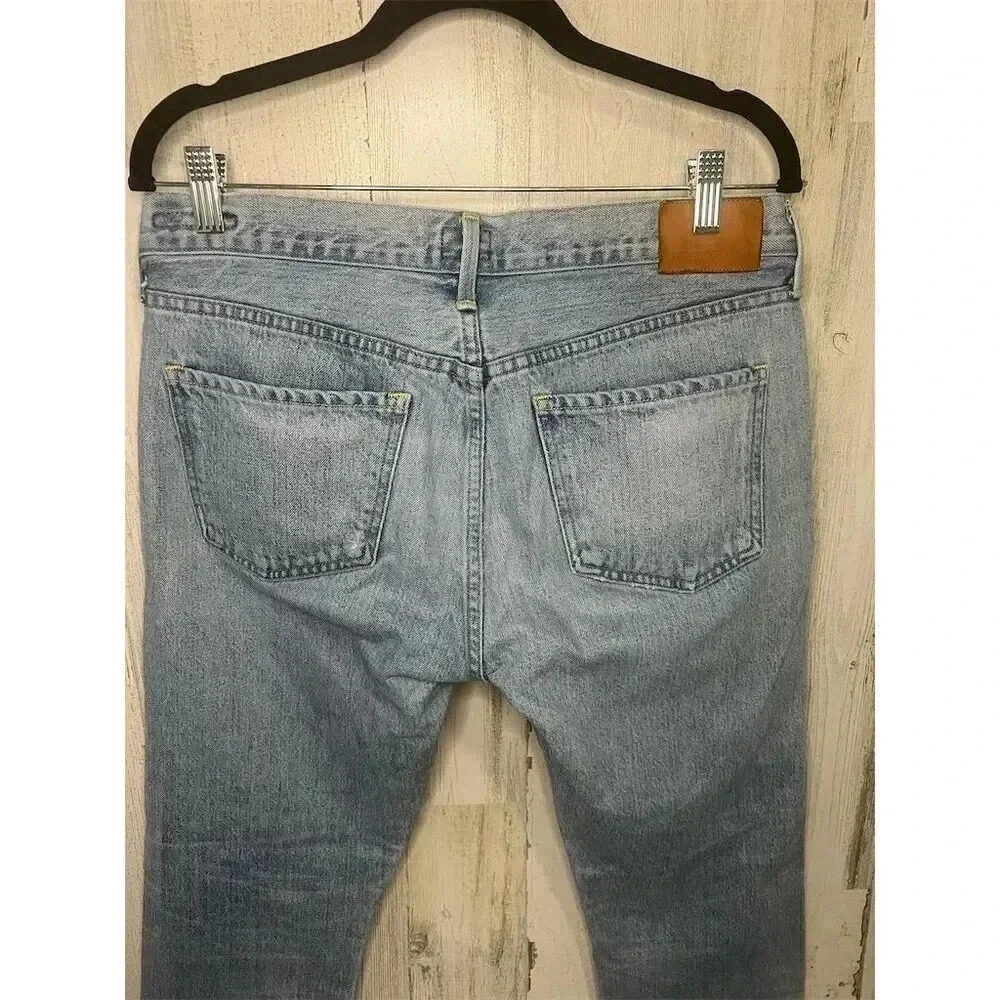 Citizens of Humanity Emerson Boyfriend Jeans Size‎ 27 Light Wash Distressed - Picture 8 of 12